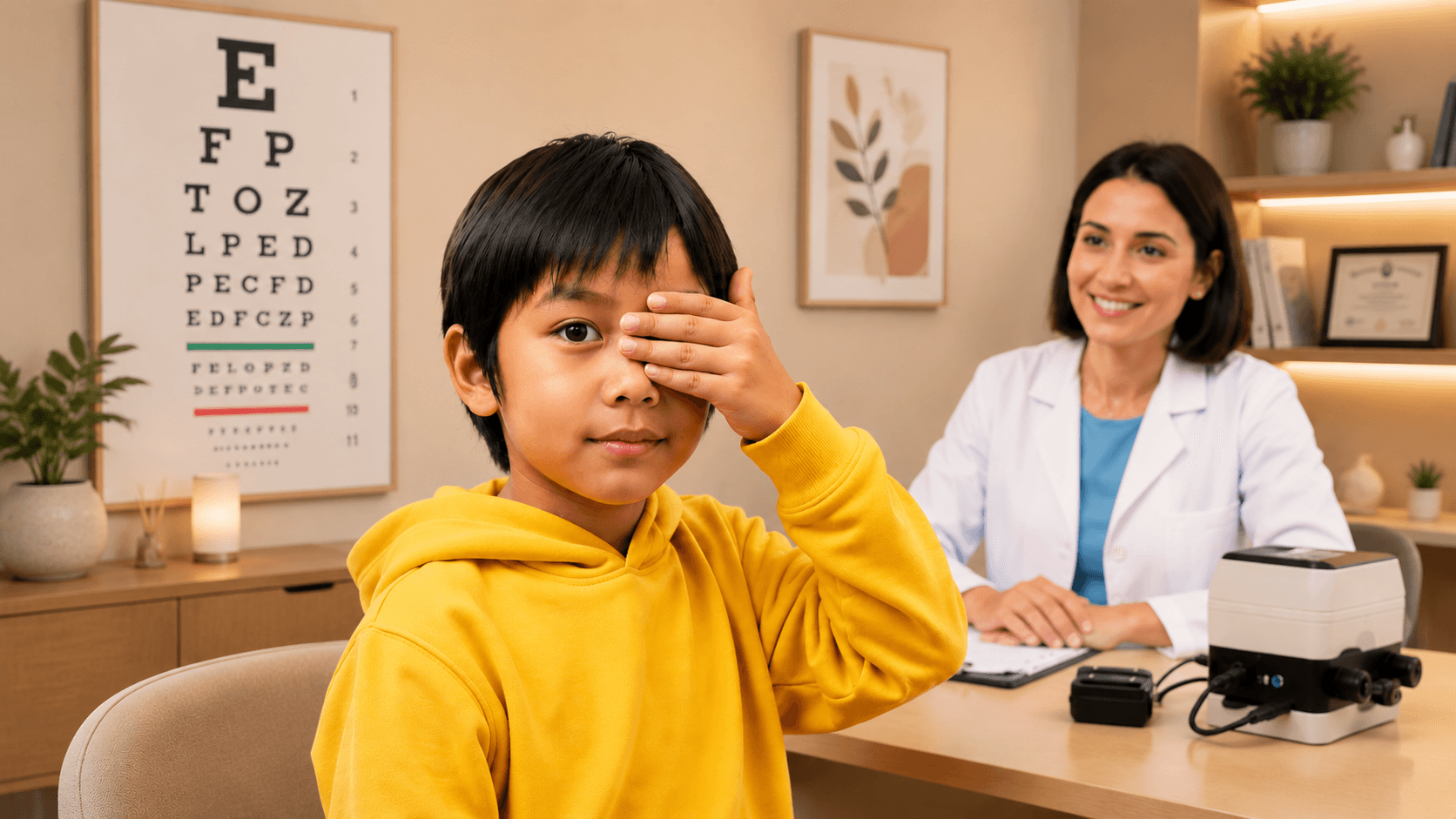 Online Eye Test Background